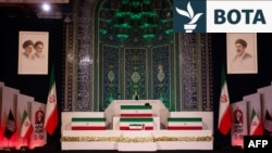 Arkivoli me trupin e Ali Khameneit i vendosur në Teheran më 3 korrik 2026. 
