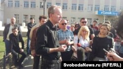 Галадоўка прыхільнікаў Алега Шэіна ў Астрахані