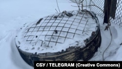 СБУ продемонструвала уламки «Орешника», яким РФ атакувала Львівщину, 9 січня 2026 року