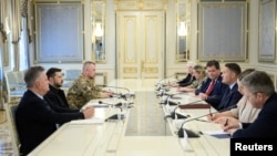 უკრაინის პრეზიდენტ ვოლოდიმირ ზელენსკის შეხვედრა გაერთიანებული სამეფოს თავდაცვის მინისტრ ვეს სტრიტინგთან, 5 აგვისტო, 2026 წელი