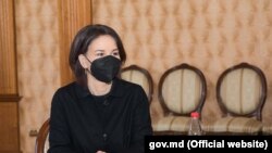 Ministra germană de externe Annalena Baerbock, la întâlnirea cu președinta Maia Sandu