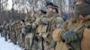 Vojnici ukrajinskog bataljuna Azov u ukrajinskom gradu Harkivu 11. marta 2022.