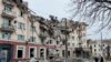 Уништена зграда во Чернихев. 