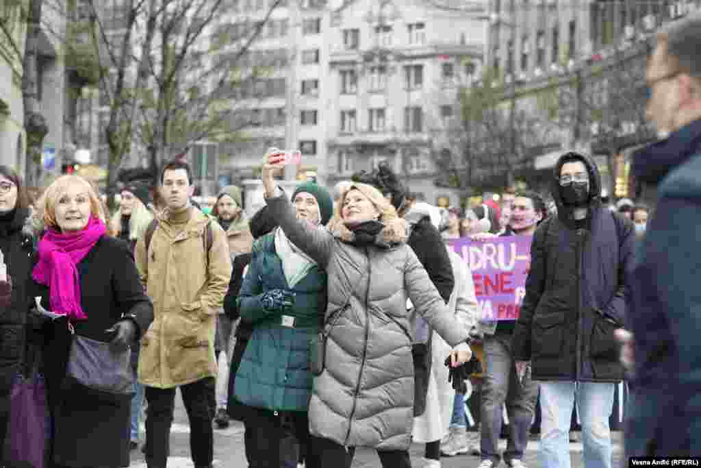 Osmomartovski protestni marš u Beogradu