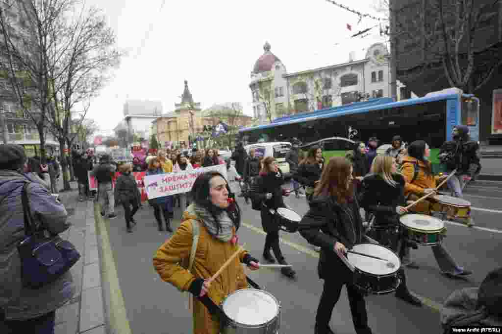 Osmomartovski protestni marš u Beogradu