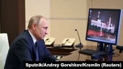 Президент Росії Володимир Путін під час засідання Ради безпеки Росії, 3 березня 2022 року