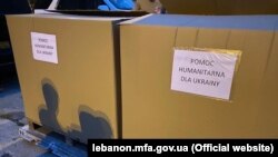 Збір гуманітарної допомоги Україні в Лівані, березень 2022 року