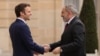 Франциянын президенти Эммануэл Макрон менен Армениянын премьер-министри Никол Пашинян, Париж, 2022-жыл.