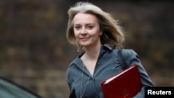 British Foreign Secretary Liz Truss 