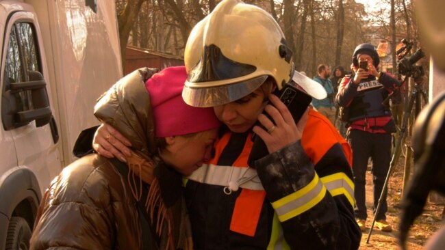 High-Rise Residential Buildings Ablaze As More Russian Shells Strike Kyiv