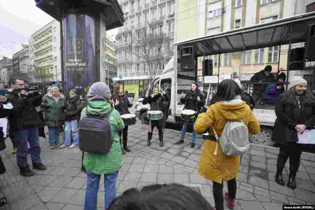 Osmomartovski protestni marš u Beogradu