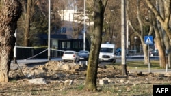 Месца падзеньня дрона пад Заграбам, 10 сакавіка 2022