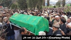 Feroz Shah, a lawyer who was also a member of the jirga tribal assembly in Swat, was laid to rest on December 12, 