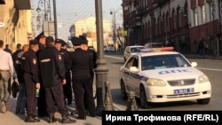 عکس آرشیوی از نیروهای پلیس روسیه در ولادی‌ووستوک