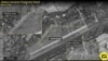 A satellite image from March shows a military presence at the Zyabrauka air base, which is located some 30 kilometers from the Ukrainian border.