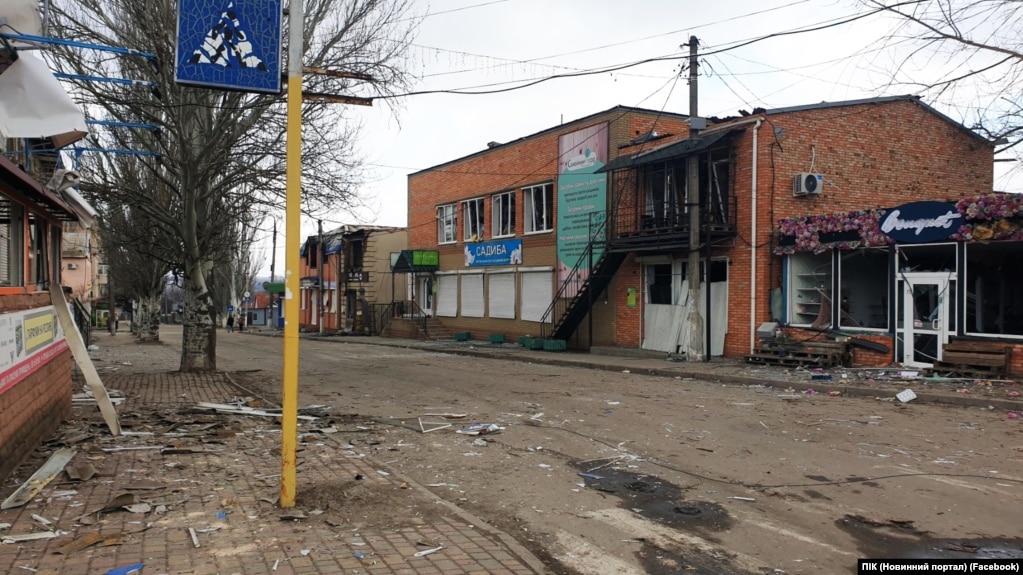 Місто Пологи Запорізької області після обстрілів