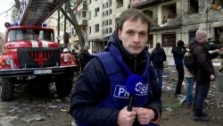 Kyiv Apartment Building Devastated By Deadly Shell