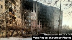 Наслідки попередніх обстрілів у Сєвєродонецьку, 15 березня 2022 року