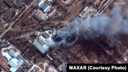 Satellite Photos Show Massive Russian Column Near Kyiv Spreading Out Into Villages, Forests