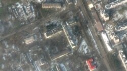 Satelitski snimak pokazuje bolnicu nakon napada, Mariupolj, 12. mart