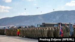 Ceremonija na kojoj su predstavljene dodatne snage EUFOR-a u Bosni i Hercegovini održana je 11. marta 2022.