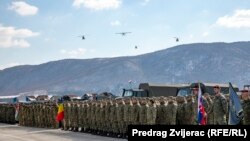 Komanda EUFOR-a organizovala je ceremoniju predstavljanja novih trupa koje su stigle u BiH. 11. marta 2022.