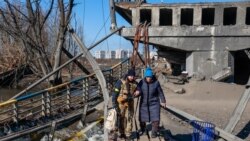 Последствия боевых действий в Ирпене. 11 марта 2022 года