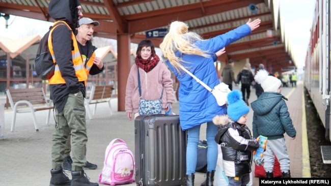 Українські біженці у Польщі, березень 2022 року