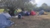 Bosnia and Herzegovina-Migrants in an improvised camp near Velika Kladusa, October 14, 2021.