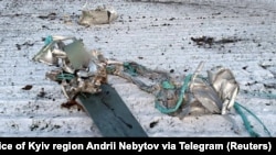 Уламки російської ракети, збитої на Київщині, фото ілюстративне