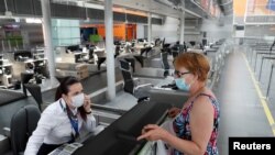 Аэропорт в Украине во время пандемии.