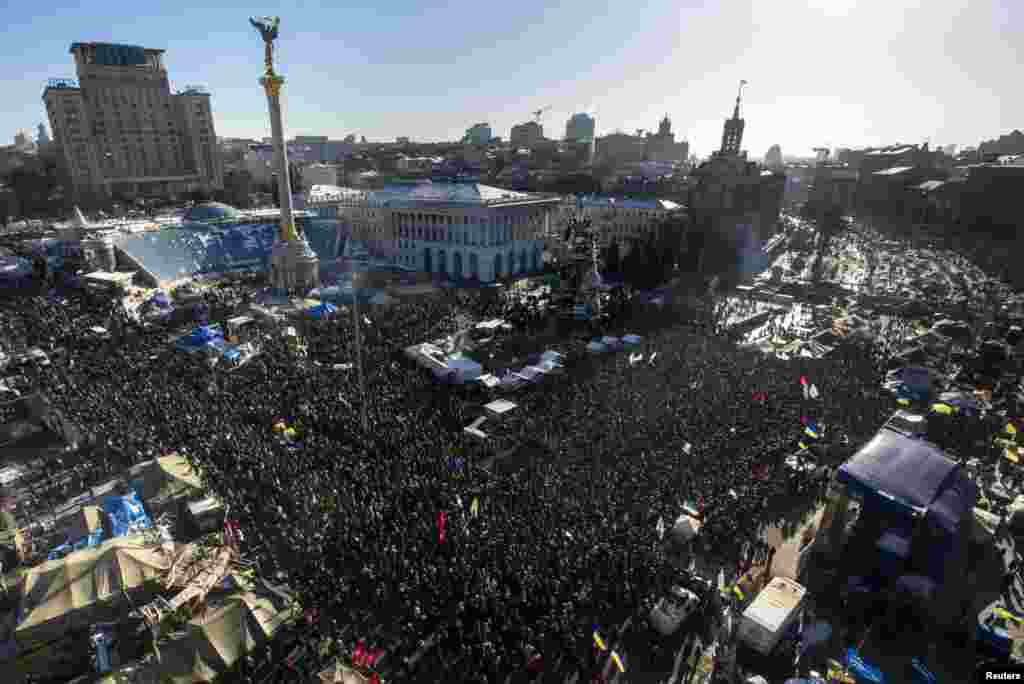 Інформаційний мітинг Майдану, Київ, 2 лютого 2014 року