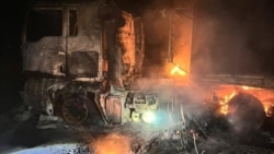 Наслідки російського удару по пору Одеси. 