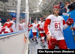 Збірна Росії після матчу зі Словаччиною