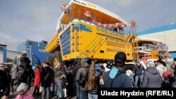 Аўтамабілі БелАЗ пастаўляюцца на замежныя рынкі. Ілюстрацыйнае фота