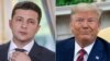 Ukrainian President Volodymyr Zelenskiy (left) and U.S. President Donald Trump's phone call has led to calls for Trump's impeachment.