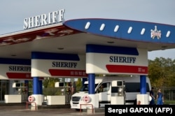 A Sheriff gas station in Tiraspol (file photo)