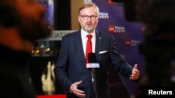 Under the agreement, Petr Fiala of the center-right Civic Democratic Party is slated to be the next prime minister. 