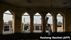 مسجد سیدآباد در شهر کندز پس از حمله انتحاری
