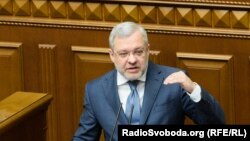 Міністр енергетики Герман Галущенко під час засідання Верховної Ради України в Києві