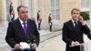 FRANCE -- Meeting of the President of Tajikistan Emomali Rahmon with the President of France Emmanuel Macron, Paris, 13OCT2021 