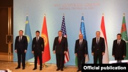 Борбор Азия өлкөлөрүнүн жана АКШнын өкүлдөрүнүн жыйыны. Ташкент. 3-февраль, 2020-жыл.