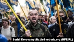 Ուկրաինա - «Ազով» շարժման բողոքի ցույցը Կիևում, 20-ը մայիսի, 2016թ․