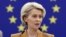 European Commission President Ursula von der Leyen delivers a speech during a plenary session at the European Parliament in Strasbourg, France, on December 13. 