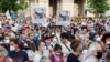 Протести против планираниот кампус на кинескиот универзитет Фудан во Будимпешта, Унгарија, 5 јуни 2021 година
