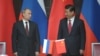 Russian President Vladimir Putin and Chinese President Xi Jinping in 2014