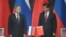 Russian President Vladimir Putin and Chinese President Xi Jinping in 2014