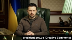 Ուկրաինայի նախագահ Վլադիմիր Զելենսկի, Կիև, 30-ը դեկտեմբերի, 2022թ.
