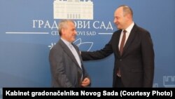 Ambasador Irana (levo) i gradonačelnik Novog Sada