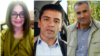 На фото осужденные активисты из ГБАО: Ульфатхоним Мамадшоева, Фаромуз Иргашев, Манучехр Холикназаров